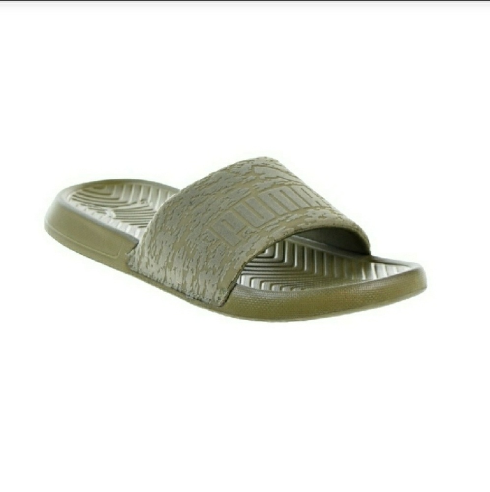 🆕PUMA 🍀 Burnt Olive Slide/Sandals - Picture 2 of 8